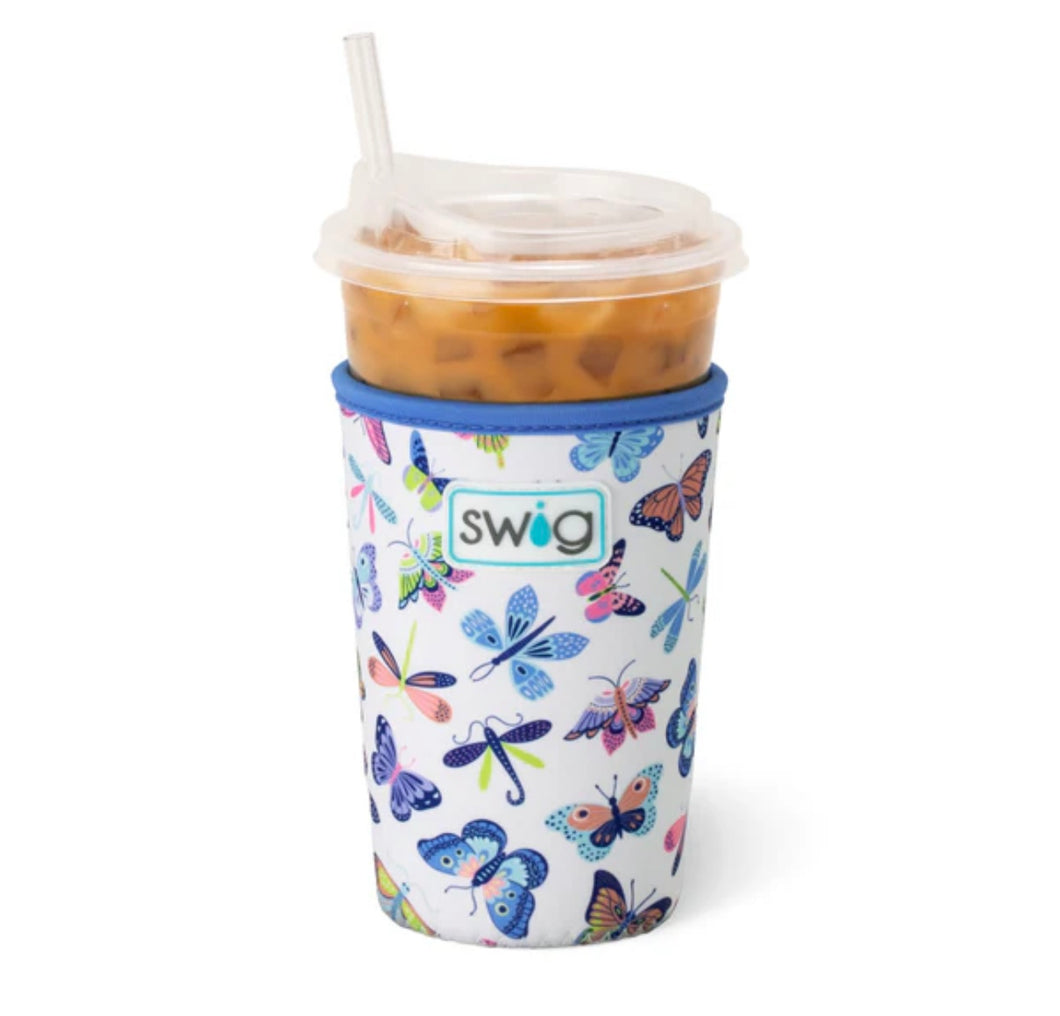 Butterfly Bliss Iced Cup Coolie Cup 22oz- SWIG