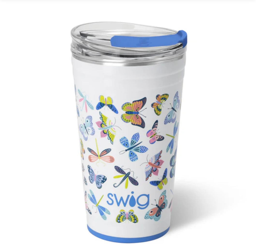 Butterfly Bliss Party Cup 24oz - SWIG