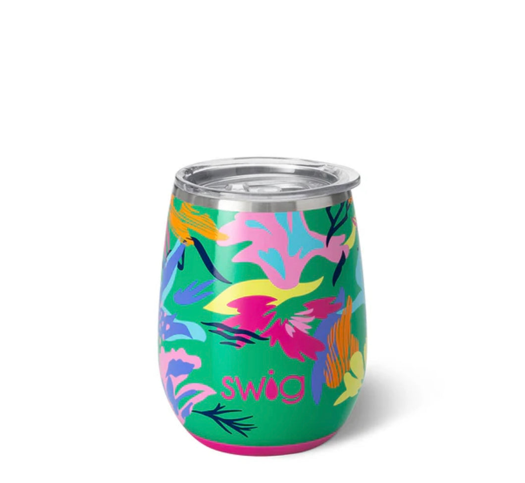 Paradise Stemless Wine Cup 14 oz - SWIG