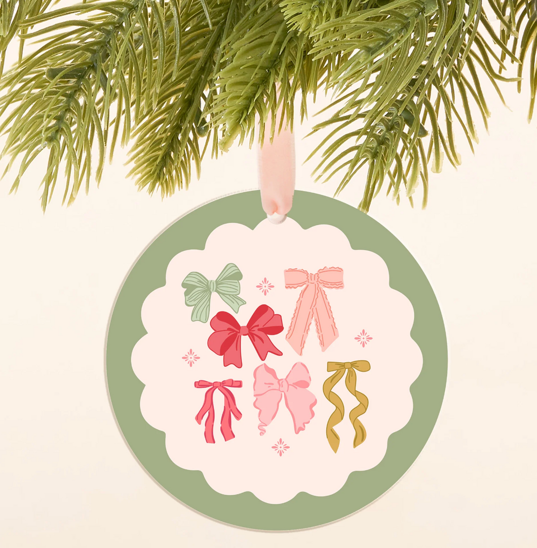 Bow Affair Holiday Ornament